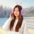 thumbnail image 3 of Ear Muffs Warm Winter Ear Protection Anti-Freeze Windproof Foldable Ear Covers Plush, 3 of 9