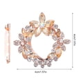 thumbnail image 2 of Miangastore 1pc Delicate Ring Scarf Buckle Scarf Clothes Decor Accessory Scarf Buckle, 2 of 8