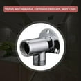 thumbnail image 3 of Stainless Steel Shower Arm Bottom Hose Wall Mounted Shower Head Extension Arm, 3 of 10