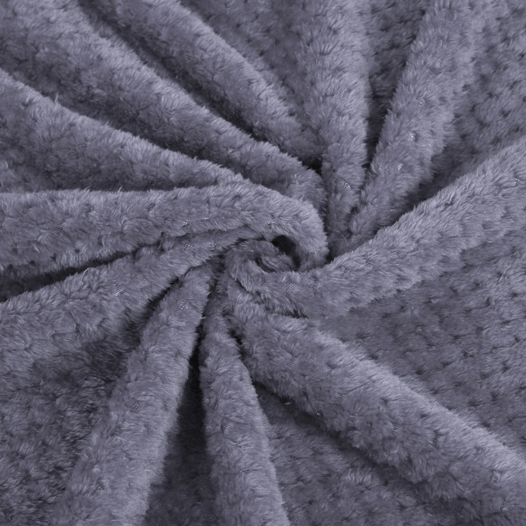 Unique Bargains Soft Flannel Fleece Velvet Blanket Light Purple 60" x 78"