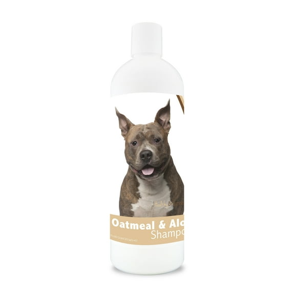 Healthy Breeds American Staffordshire Terrier Oatmeal Dog Shampoo with Aloe 16 oz