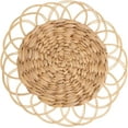 thumbnail image 2 of Natural Blend Rattan and Hyacinth Charger Plate (Set of 4), 2 of 3