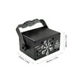 thumbnail image 4 of amdohai Portable Disco Light USB Rechargeable Sound Activated Stage Projector with Remote Control, 4 of 7