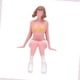 thumbnail image 5 of Figura de niña sentada a escala 1:64, mini figura de pelo corto, decoración de escena de coche en miniatura para micro paisaje en miniatura., 5 of 8