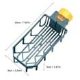 thumbnail image 3 of Noothes Drain Rack，Dish Rack Sink Sponge Rack Stand Kitchen Faucet Storage Rack Sponge And Towel Rack Drain Basket Home Kitchen Cleaning Tools, 3 of 4