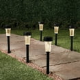 thumbnail image 2 of Mainstays Solar Powered Classic Flare Pathway Light and Landscape Light with Color Holding LED, 5 Lumens, 2 of 3