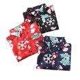 thumbnail image 7 of CONFREE Christmas Boys Long Sleeve Shirts Lapel Xmas Graphic Soft Fall Winter Buttons Up Shirt for Kids, 7 of 7