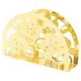 thumbnail image 1 of Servilletero de moda, dispensador de pañuelos de papel de mesa, soporte de pie para centro de mesa, soporte para servilletas, accesorios para comedor Dorado, 1 of 9