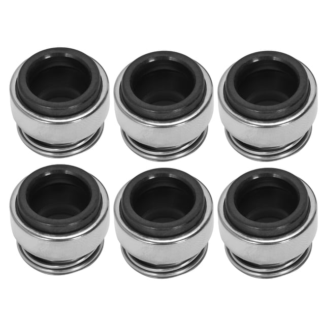 6X 12mm Resorte Helicoidal Goma Bramida Bomba Sello Mecanico 301-12