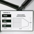 thumbnail image 5 of Super Tech 1780 Engine Air Filter, Replacement Filter for Honda Fits select: 2001-2005 HONDA CIVIC, 5 of 7