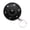 Black, variant on O Mini LED Light Flying Saucer Keychain UFO Keyring Pendant Jewelry for Children