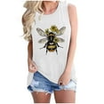 thumbnail image 2 of LiMoi Womens Sleeveless Tops Womens T Shirts Vneck Printed Tshirts Shirts Tops for Women Summer Work, 2 of 4