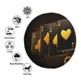thumbnail image 4 of Honeii Casino Playing Cards Print Tire Covers, Waterproof Anti-UV Sun Snow Rain Tire Covers for Trailers, RV, Camper, SUV, Truck-14 inch, 4 of 6