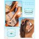 thumbnail image 2 of Set de pulseras Hicarer Surfer Wave Waterproof para mujer (21 piezas), 2 of 7