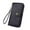 Black, variant on Genuine Leather Wallets for Women Blocking Zip Around Wallets Wristlet Wallets Clutch Purse, Women's Gold Wallets Card Phone Holders Mother's Day Gift