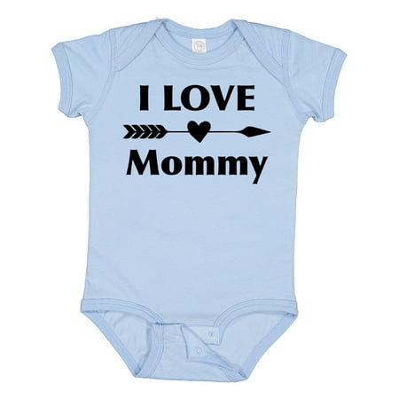 

Inktastic I Love Mommy Gift Baby Boy or Baby Girl Bodysuit