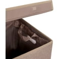 thumbnail image 6 of BirdRock Home Double Laundry Hamper with Lid and Removable Liner - Cream, 6 of 9