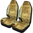 thumbnail image 2 of ZHANZZK Set of 2 Car Seat Covers Old Vintage Musical Page Universal Auto Front Seats Protector Fits for Car,SUV Sedan,Truck, 2 of 5