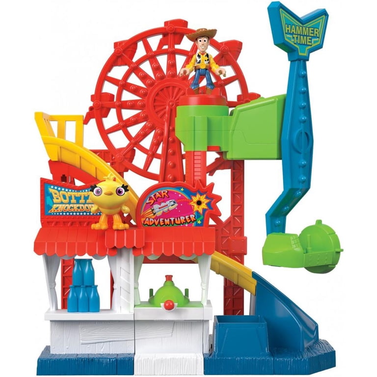 Disney Playset 知育玩具 ☆最終値下げ☆ Imaginext Disney Pixar Toy Story Carnival Playset with Woody
