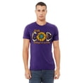 thumbnail image 2 of With God All Things Are Possible Easter Matthew 19:26 Christian Bible Verse Men's T-shirt, M, Purple, 2 of 5