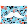 thumbnail image 1 of BOSDECO Retro Hipsters Icons Shape Mustache Pillow Cases 20x30 inches Two Sides Print, 1 of 1