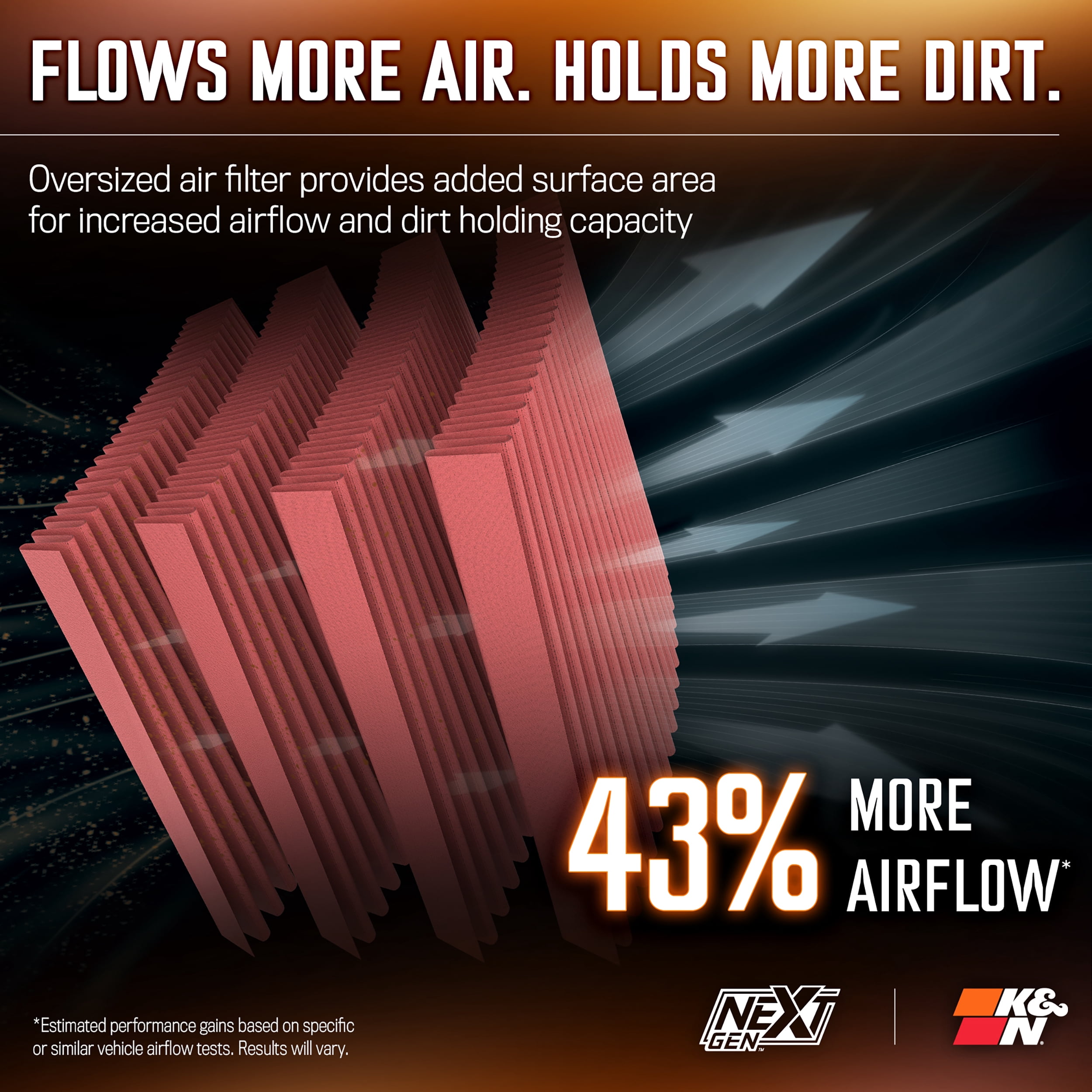 K&N Performance NextGen Cold Air Intake System: Easy Installation, Engineered to Maximize Airflow, Boost Horsepower & Torque, 50-9039