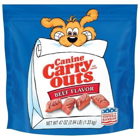 UPC: 0079100520435 | Canine Carry Outs Beef Flavor Dog Treats  47oz Bag
