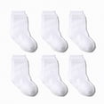 thumbnail image 2 of HCNTES Toddlers Kids Non Slip Socks Kids Crew Socks Children Boys Girls Breathable Socks Spring Summer(Z01-B,5-7 Years), 2 of 5