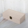 thumbnail image 3 of Soumake Jewelry Box Decorative Retro Wood Solid Color Trinket Case for Table, 3 of 8