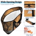 thumbnail image 5 of WOBOGO Blue Butterfly Forest Tote Cooler Bag Fold Flat Insulated Shopping Bag With Zipper For Work Picnic Beach Use 18×6.7×24in, 5 of 8