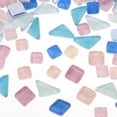 thumbnail image 3 of pitrice Bright Mosaic Tiles Assorted Craft Glass Pieces Stones Purple Blue, 3 of 8