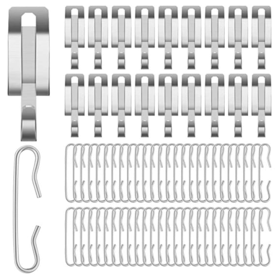 Oimcto Hook Up,Moxweyeni 48 Pieces Heat Cable Roof Clips Gutter Clips .8" De Cable Clips Christmas Light Clips and Spacers Set Cable Wire Clips Gutter Clips Outdoor Cable Clips Kit Heat Ro