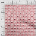 thumbnail image 2 of oneOone Cotton Silk Medium Pink Fabric Medical Dress Material Fabric Print Fabric By The Yard 42 Inch Wide, 2 of 5