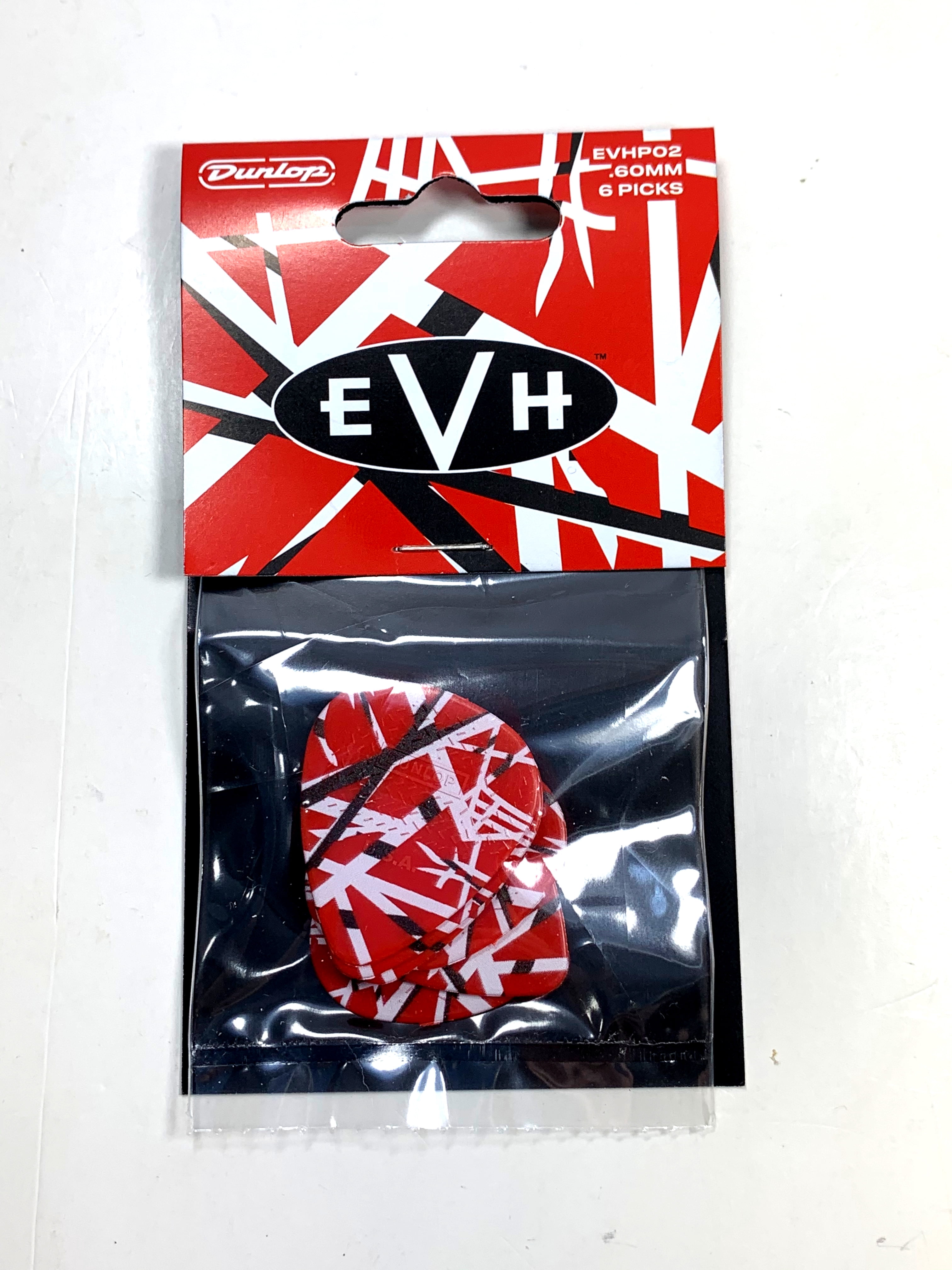 Eddie Van Halen Guitar Picks EVH Frankenstein Max Grip .60mm 12-Pack