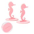 thumbnail image 2 of 2pcs DIY Under the Sea Party Felt Decorations for Kids Seahorse, 2 of 2