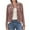 Pink, variant on Velvet Denim Jacket Womens Vintage Trucker Jacket Button Down Cropped Cargo Office Shacket Tops Winter Casual Coats