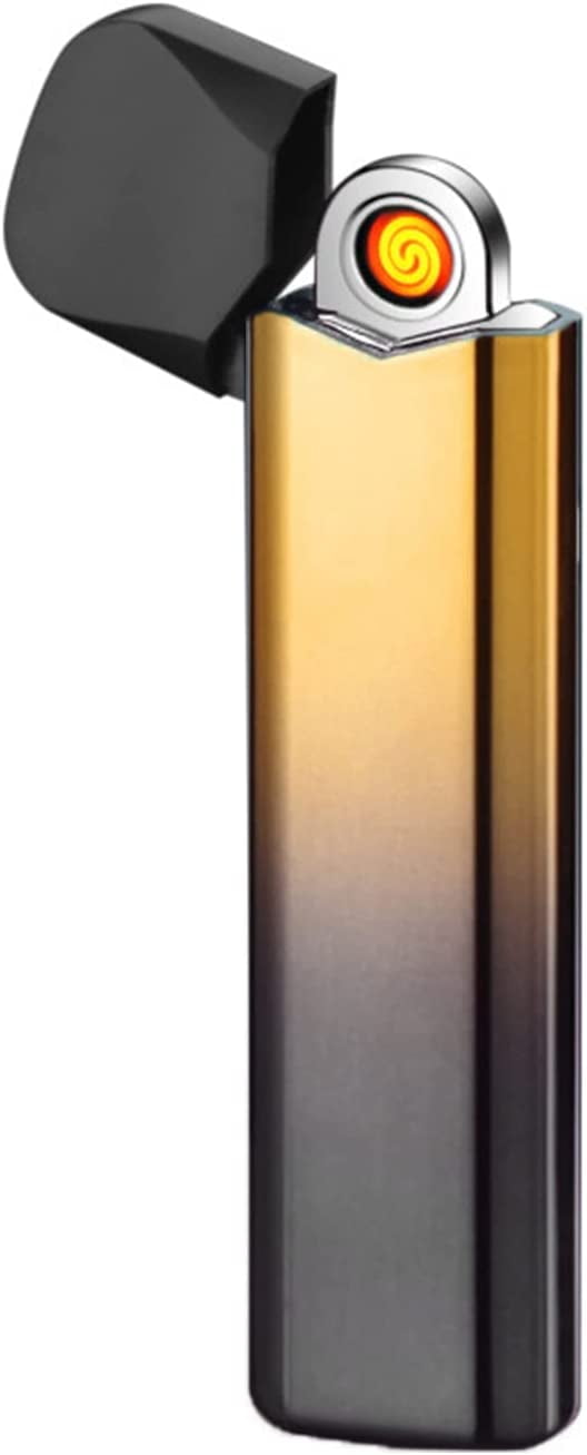 svælg Ferie nakke Homgreen Electric Lighter Mini Plasma Lighter Portable Lighter USB  Rechargeable Lighter Ultra-Thin Windproof Lighter Cool Pattern with  Charging Indicator (Colorful) - Walmart.com