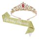 thumbnail image 1 of Corona de tiara de cumpleaños Unique Bargains tono dorado, 1 of 1