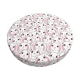 thumbnail image 1 of Balery Cute Rabbit Fundas de asiento para taburete de bar redondo de tela de terciopelo ajustables que protegen de arañazos y manchas para sillas de 14 a 17 pulgadas.-13 inch, 1 of 7