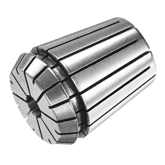 Uxcell ER32 Spring Collet, 40Cr Steel 8mm Clamping Diameter for CNC Engraving Machine [Silver,1.6x1.3"/40x33 mm]