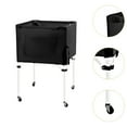 thumbnail image 6 of Vsenkes Rolling Sports Ball Cart Convenient Ball Storage Bin for Football Toy Garage Black, 6 of 9
