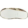 thumbnail image 4 of Empire Mens Sophisticated Mens Open Back Plaid Fleece Slippers, 4 of 4