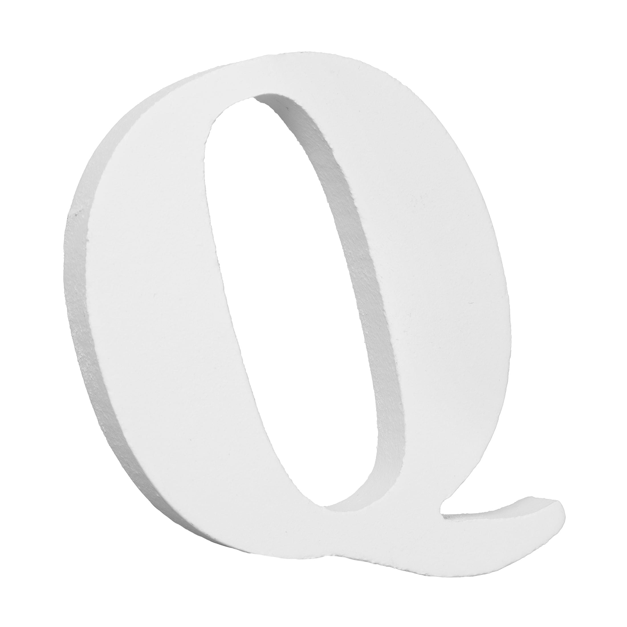(3 pack) Cousin DIY 3" White Wood Letter Q