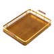 thumbnail image 4 of Bandeja rectangular con asas dobles para postres, estilo retro, organizador de almacenamiento de alimentos para barbacoa, bodas, hogar, cocina, cenas 40 cm x 30 cm x 65 cm, 4 of 9