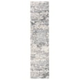 thumbnail image 2 of SAFAVIEH Berber Carrie Abstract Shag Runner Rug, Ivory/Gray, 2' x 16', 2 of 11