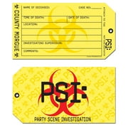 Psi Toe Tag Invitations 3" X 5 1 By 2"- 12 Pack(8 Per Package)
