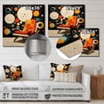 thumbnail image 4 of Designart "Colorful Mid Century Eames gracefulness III" Mid-century Metal Art Print, 4 of 5