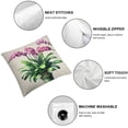 thumbnail image 4 of AWERP Orchid Plant Printed Spring Floral Decorative Pillowcase Cushion Set of 2 White, 4 of 6