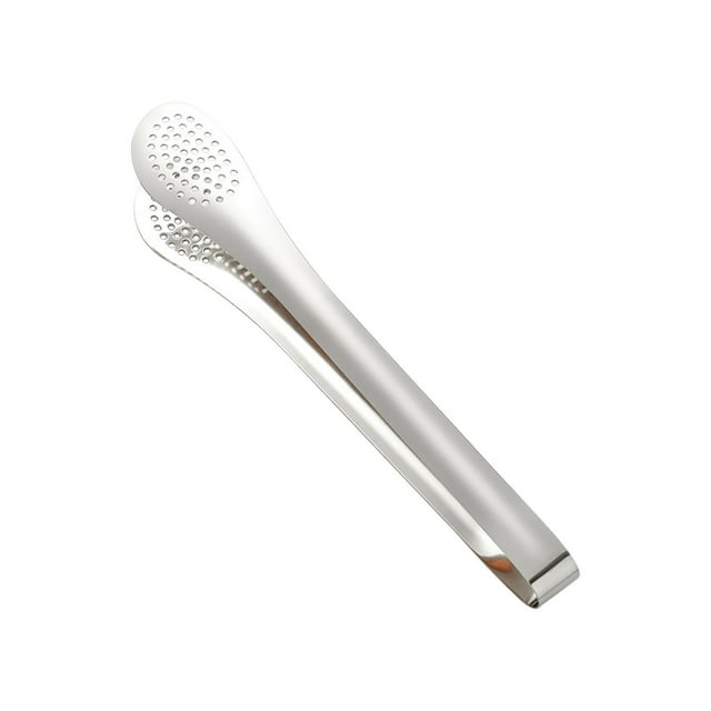 PEONAVET Pince Alimentaire Compacte en Acier Inoxydable Pince à Pain Multifonction Barbecue Coréen
