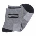 thumbnail image 2 of Golberg – Premium Athletic Outdoor Recreation Mid-Calf Crew Wicking 1 Pair Socks (X-Large, Charcoal Gray), 2 of 2
